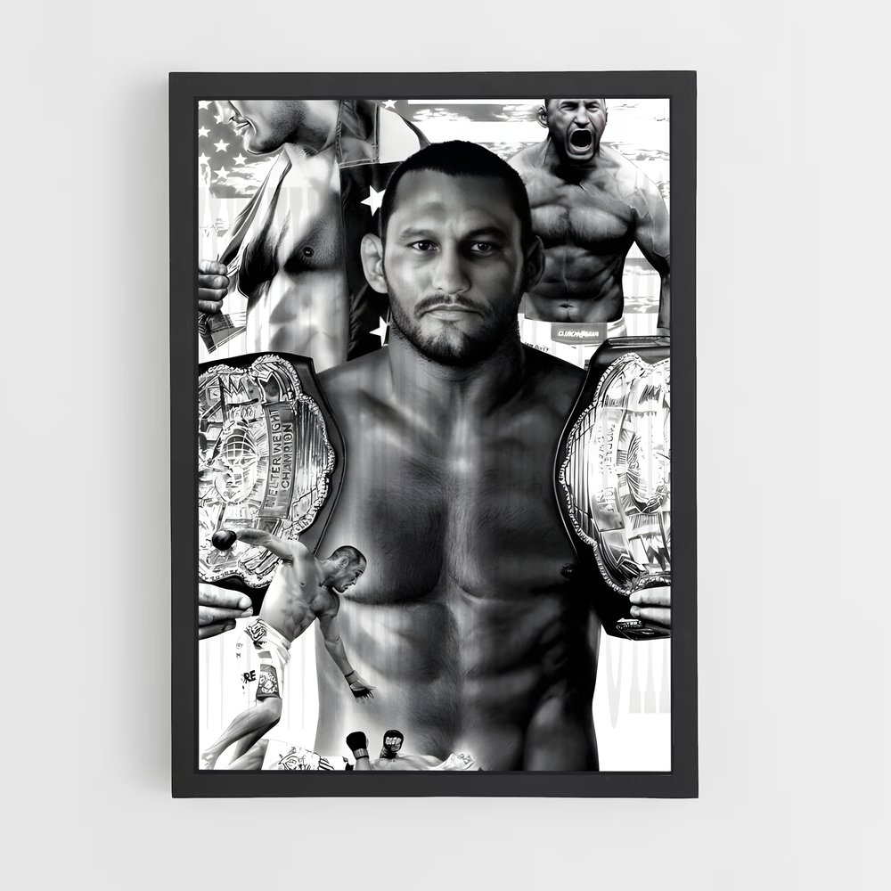 Poster Le Duel des Ceintures – affiche MMA (vue 2)